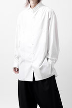画像をギャラリービューアに読み込む, Y's for men CROSSED CHEST POCKET SHIRT / COTTON BROAD (WHITE)