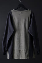 画像をギャラリービューアに読み込む, CHANGES exclusive VINTAGE REMAKE L/S TOPS (MULTI BLACK #B')