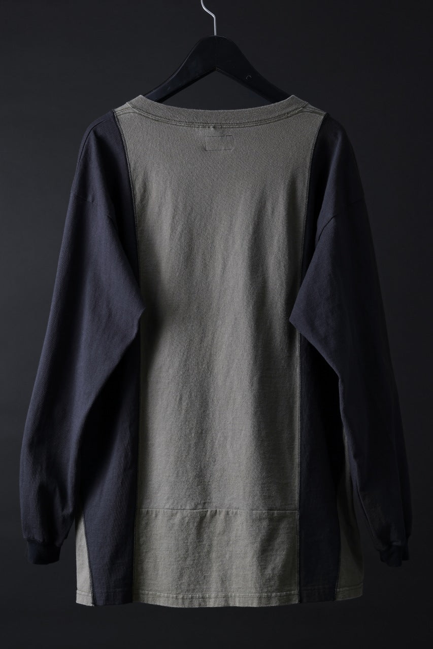 画像をギャラリービューアに読み込む, CHANGES exclusive VINTAGE REMAKE L/S TOPS (MULTI BLACK #B')