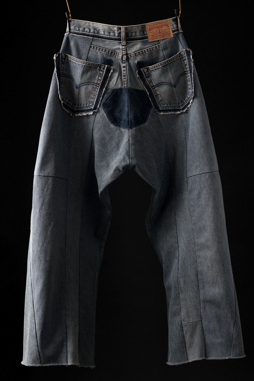 画像をギャラリービューアに読み込む, READYMADE DENIM PANTS (WIDE) / (BLUE #G)