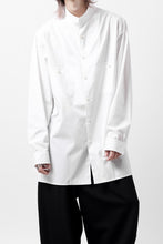 画像をギャラリービューアに読み込む, Y's for men CROSSED CHEST POCKET SHIRT / COTTON BROAD (WHITE)
