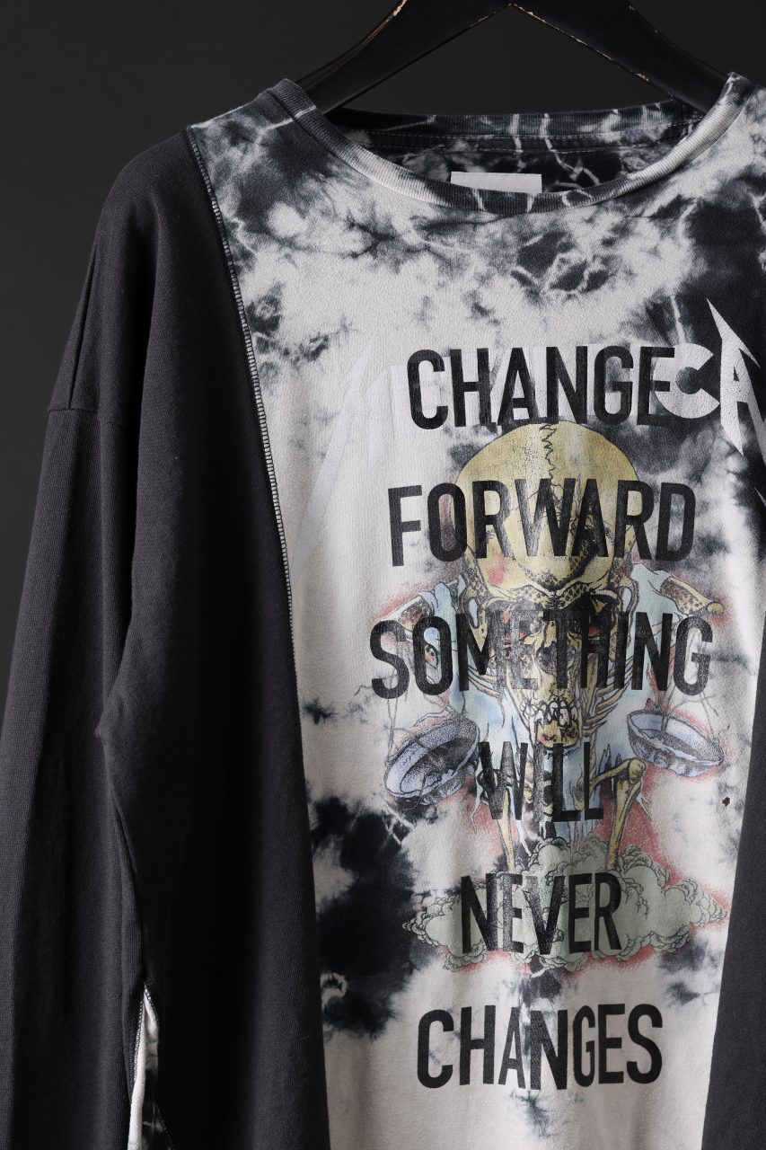 画像をギャラリービューアに読み込む, CHANGES exclusive VINTAGE REMAKE L/S TOPS (MULTI BLACK #C')