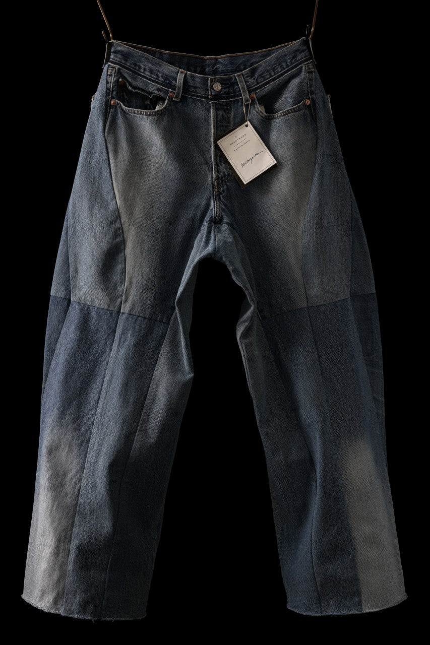 画像をギャラリービューアに読み込む, READYMADE DENIM PANTS (WIDE) / (BLUE #H)