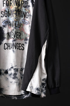 画像をギャラリービューアに読み込む, CHANGES exclusive VINTAGE REMAKE L/S TOPS (MULTI BLACK #C')