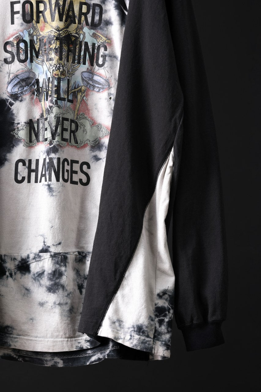 画像をギャラリービューアに読み込む, CHANGES exclusive VINTAGE REMAKE L/S TOPS (MULTI BLACK #C')