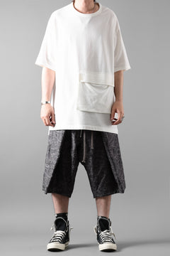 画像をギャラリービューアに読み込む, Y-3 Yohji Yamamoto POCKET S/S TEE / CREPE COTTON JERSEY (OFF WHITE)