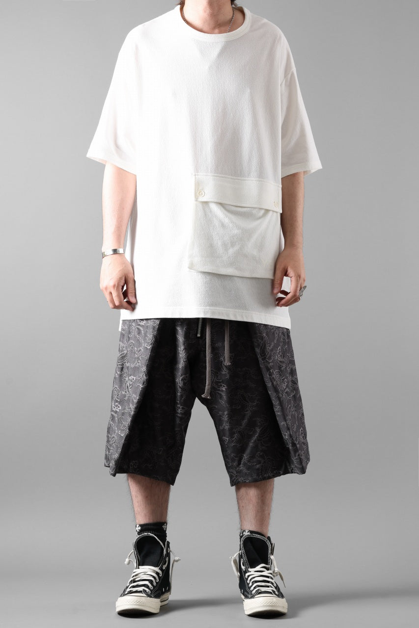 画像をギャラリービューアに読み込む, Y-3 Yohji Yamamoto POCKET S/S TEE / CREPE COTTON JERSEY (OFF WHITE)