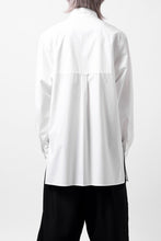 画像をギャラリービューアに読み込む, Y's for men CROSSED CHEST POCKET SHIRT / COTTON BROAD (WHITE)