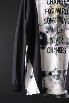 画像をギャラリービューアに読み込む, CHANGES exclusive VINTAGE REMAKE L/S TOPS (MULTI BLACK #C')