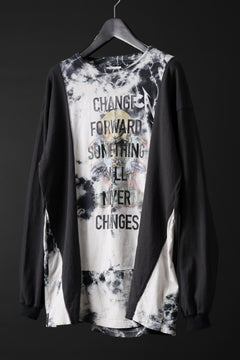 画像をギャラリービューアに読み込む, CHANGES exclusive VINTAGE REMAKE L/S TOPS (MULTI BLACK #C')