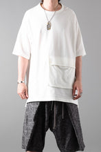 画像をギャラリービューアに読み込む, Y-3 Yohji Yamamoto POCKET S/S TEE / CREPE COTTON JERSEY (OFF WHITE)