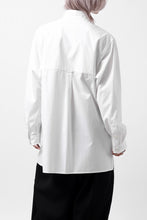 画像をギャラリービューアに読み込む, Y's for men CROSSED CHEST POCKET SHIRT / COTTON BROAD (WHITE)