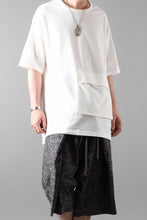 画像をギャラリービューアに読み込む, Y-3 Yohji Yamamoto POCKET S/S TEE / CREPE COTTON JERSEY (OFF WHITE)