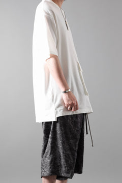 画像をギャラリービューアに読み込む, Y-3 Yohji Yamamoto POCKET S/S TEE / CREPE COTTON JERSEY (OFF WHITE)