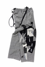 画像をギャラリービューアに読み込む, Y's SUSPENDER PANTS / COLLAGE HOUNDTOOTH (GREY)