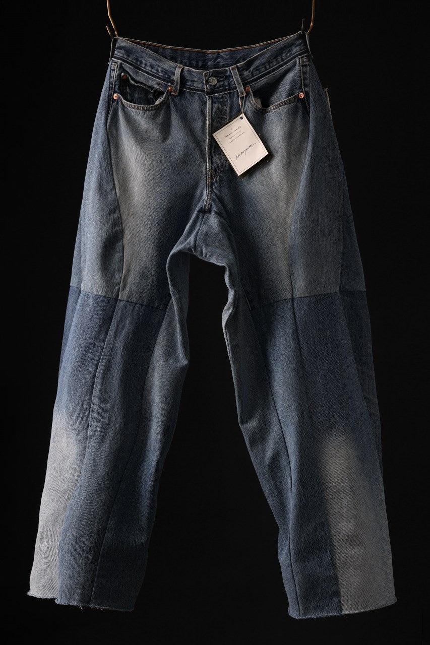 画像をギャラリービューアに読み込む, READYMADE DENIM PANTS (WIDE) / (BLUE #H)
