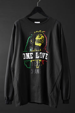 画像をギャラリービューアに読み込む, CHANGES exclusive VINTAGE REMAKE L/S TOPS (MULTI BLACK #D')