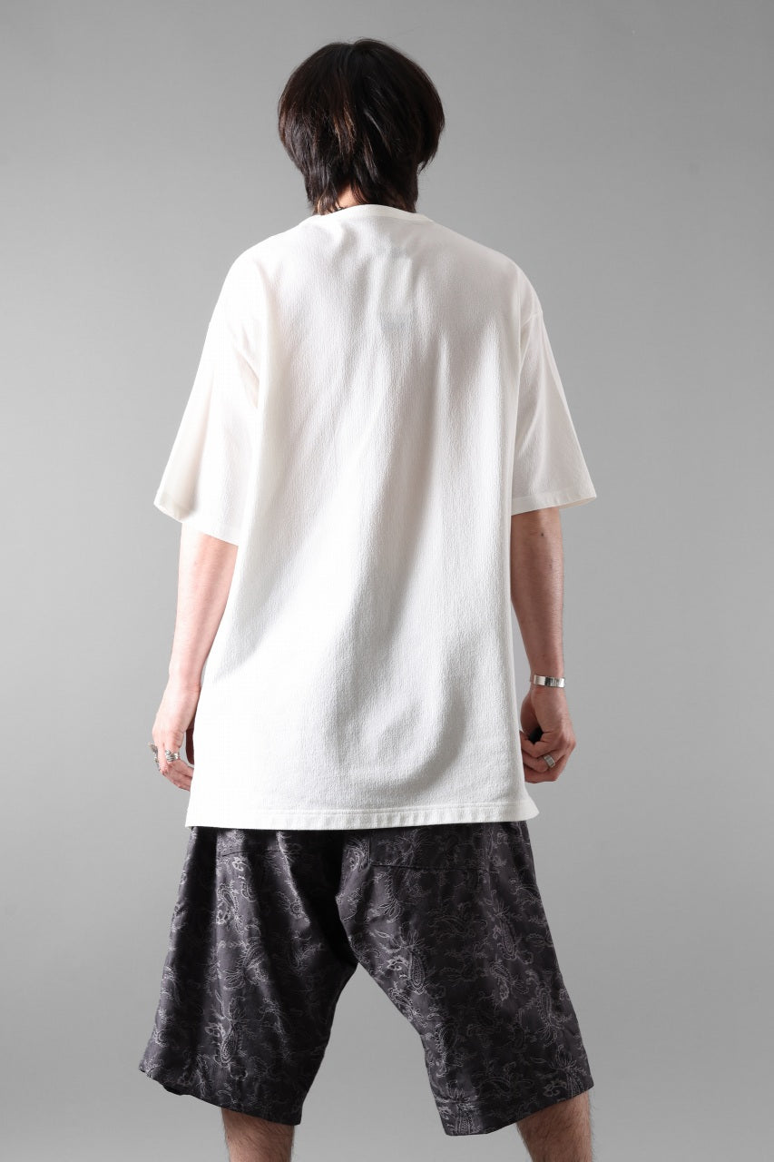 画像をギャラリービューアに読み込む, Y-3 Yohji Yamamoto POCKET S/S TEE / CREPE COTTON JERSEY (OFF WHITE)