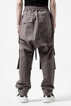 画像をギャラリービューアに読み込む, A.F ARTEFACT FRONT ZIP CARGO SARROUEL EASY PANTS (GREY)