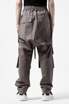画像をギャラリービューアに読み込む, A.F ARTEFACT FRONT ZIP CARGO SARROUEL EASY PANTS (GREY)