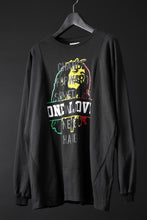 画像をギャラリービューアに読み込む, CHANGES exclusive VINTAGE REMAKE L/S TOPS (MULTI BLACK #D')