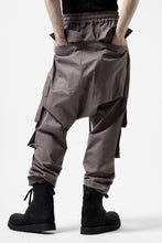 画像をギャラリービューアに読み込む, A.F ARTEFACT FRONT ZIP CARGO SARROUEL EASY PANTS (GREY)