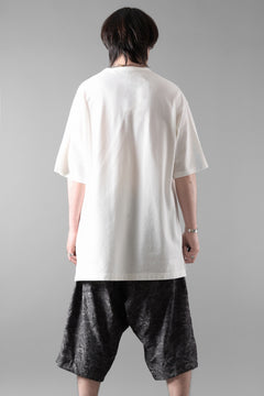 画像をギャラリービューアに読み込む, Y-3 Yohji Yamamoto POCKET S/S TEE / CREPE COTTON JERSEY (OFF WHITE)