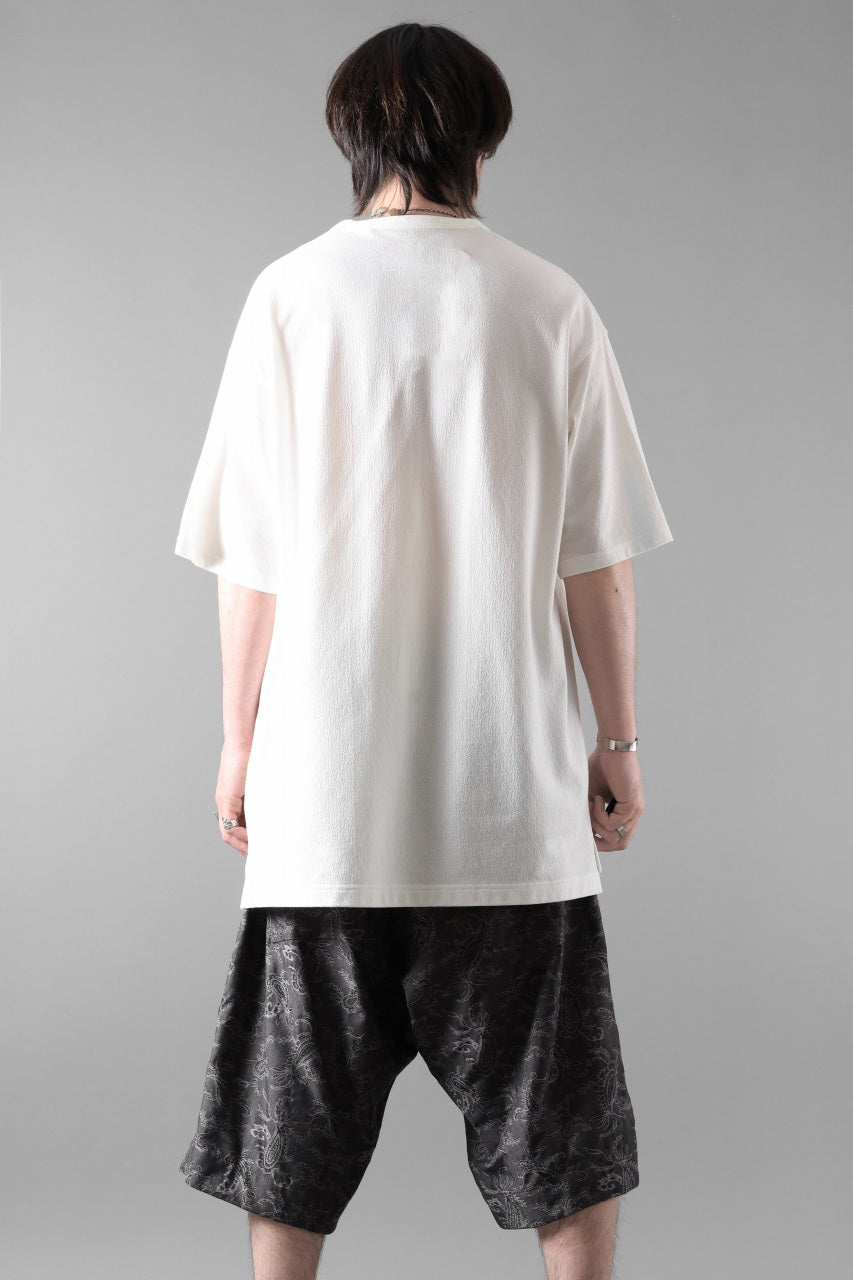 画像をギャラリービューアに読み込む, Y-3 Yohji Yamamoto POCKET S/S TEE / CREPE COTTON JERSEY (OFF WHITE)