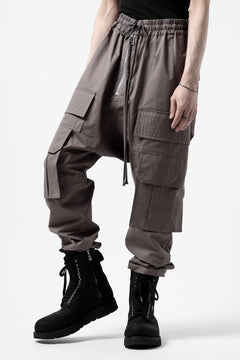 画像をギャラリービューアに読み込む, A.F ARTEFACT FRONT ZIP CARGO SARROUEL EASY PANTS (GREY)