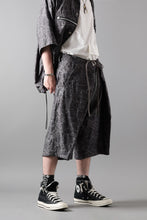 画像をギャラリービューアに読み込む, A.F ARTEFACT ZIP FOLDING TUCK SHORTS / PAISLEY JACQUARD (D.GREY)