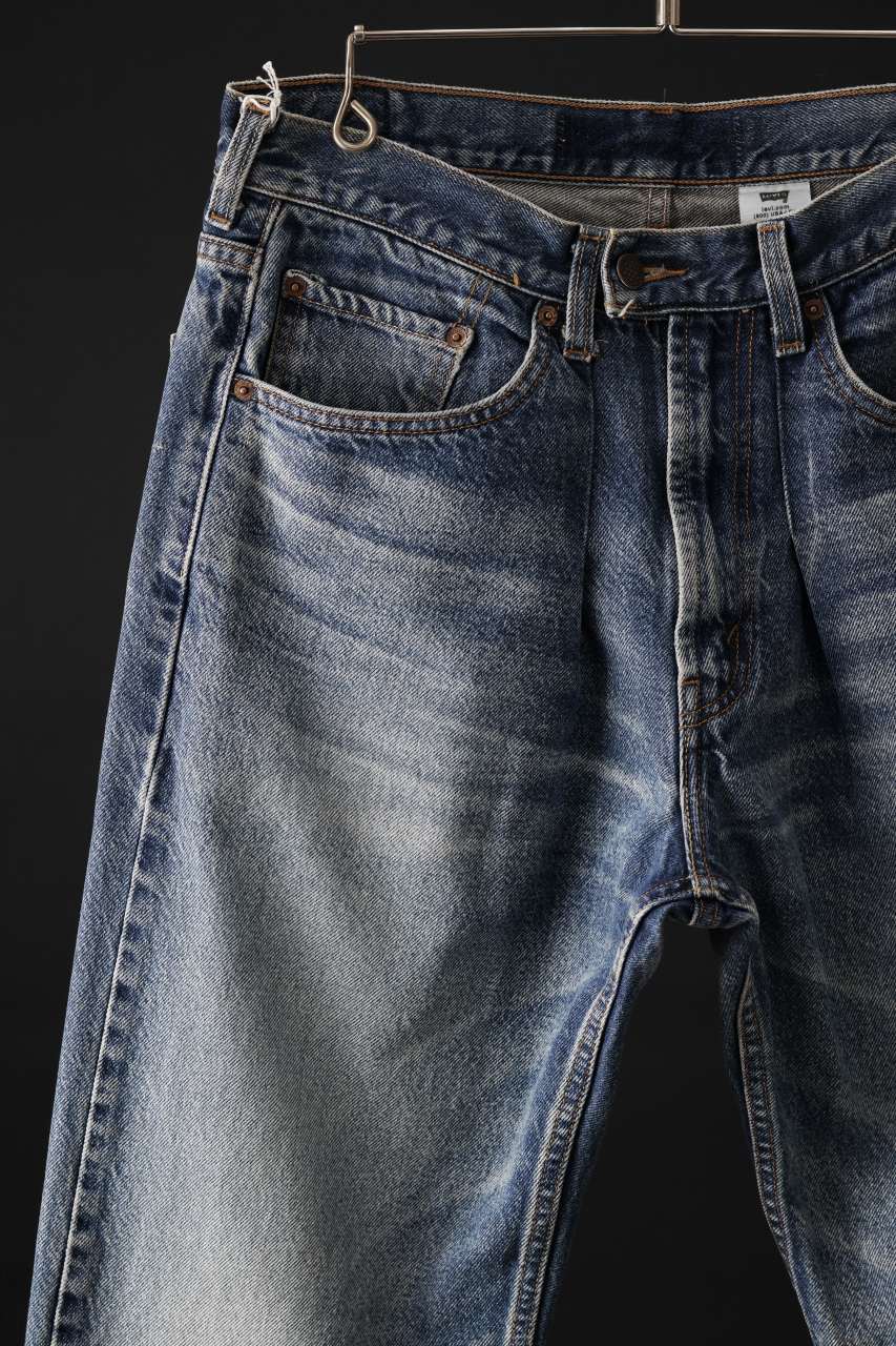 画像をギャラリービューアに読み込む, CHANGES REMAKE DENIM PANTS / VINTAGE LEVI’S JEANS (INDIGO #B)