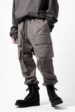 画像をギャラリービューアに読み込む, A.F ARTEFACT FRONT ZIP CARGO SARROUEL EASY PANTS (GREY)