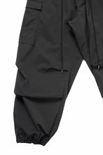 画像をギャラリービューアに読み込む, Y's.... FIELD CARGO PANTS / DRY-TOUCH GABARDINE (BLACK)