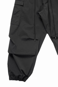 画像をギャラリービューアに読み込む, Y's.... FIELD CARGO PANTS / DRY-TOUCH GABARDINE (BLACK)