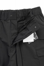 画像をギャラリービューアに読み込む, Y's.... FIELD CARGO PANTS / DRY-TOUCH GABARDINE (BLACK)