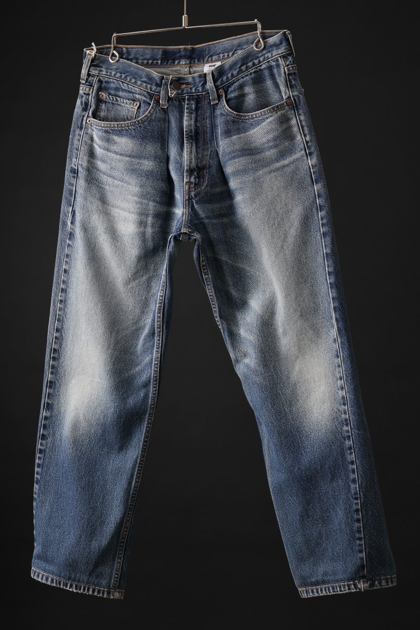 画像をギャラリービューアに読み込む, CHANGES REMAKE DENIM PANTS / VINTAGE LEVI’S JEANS (INDIGO #B)