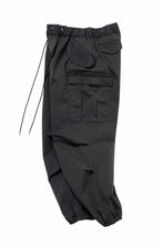 画像をギャラリービューアに読み込む, Y's.... FIELD CARGO PANTS / DRY-TOUCH GABARDINE (BLACK)