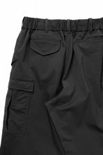 画像をギャラリービューアに読み込む, Y's.... FIELD CARGO PANTS / DRY-TOUCH GABARDINE (BLACK)