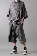 画像をギャラリービューアに読み込む, A.F ARTEFACT ZIP FOLDING TUCK SHORTS / PAISLEY JACQUARD (D.GREY)
