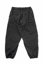 画像をギャラリービューアに読み込む, Y's.... FIELD CARGO PANTS / DRY-TOUCH GABARDINE (BLACK)