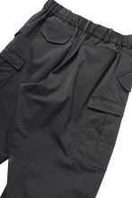 画像をギャラリービューアに読み込む, Y's.... FIELD CARGO PANTS / DRY-TOUCH GABARDINE (BLACK)