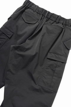 画像をギャラリービューアに読み込む, Y's.... FIELD CARGO PANTS / DRY-TOUCH GABARDINE (BLACK)