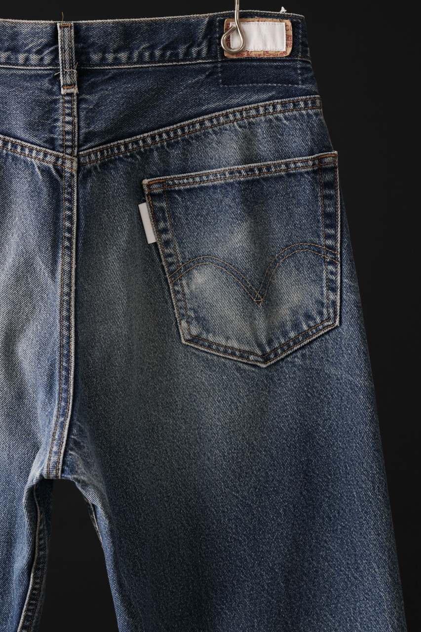 画像をギャラリービューアに読み込む, CHANGES REMAKE DENIM PANTS / VINTAGE LEVI’S JEANS (INDIGO #B)
