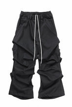 画像をギャラリービューアに読み込む, A.F ARTEFACT EXTREME WIDE BAGGY PANTS / PURE DENIM (BLACK)