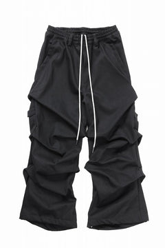 画像をギャラリービューアに読み込む, A.F ARTEFACT EXTREME WIDE BAGGY PANTS / PURE DENIM (BLACK)