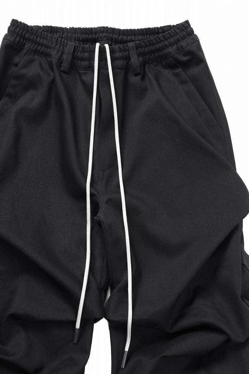 画像をギャラリービューアに読み込む, A.F ARTEFACT EXTREME WIDE BAGGY PANTS / PURE DENIM (BLACK)