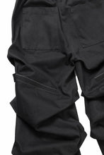 画像をギャラリービューアに読み込む, A.F ARTEFACT PURE DENIM TUCK WIDE PANTS (BLACK)