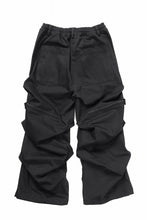 画像をギャラリービューアに読み込む, A.F ARTEFACT PURE DENIM TUCK WIDE PANTS (BLACK)