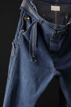 画像をギャラリービューアに読み込む, CHANGES REMAKE PAINTER DENIM PANTS with APRON PARTS (INDIGO #A)