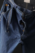 画像をギャラリービューアに読み込む, CHANGES REMAKE PAINTER DENIM PANTS with APRON PARTS (INDIGO #A)